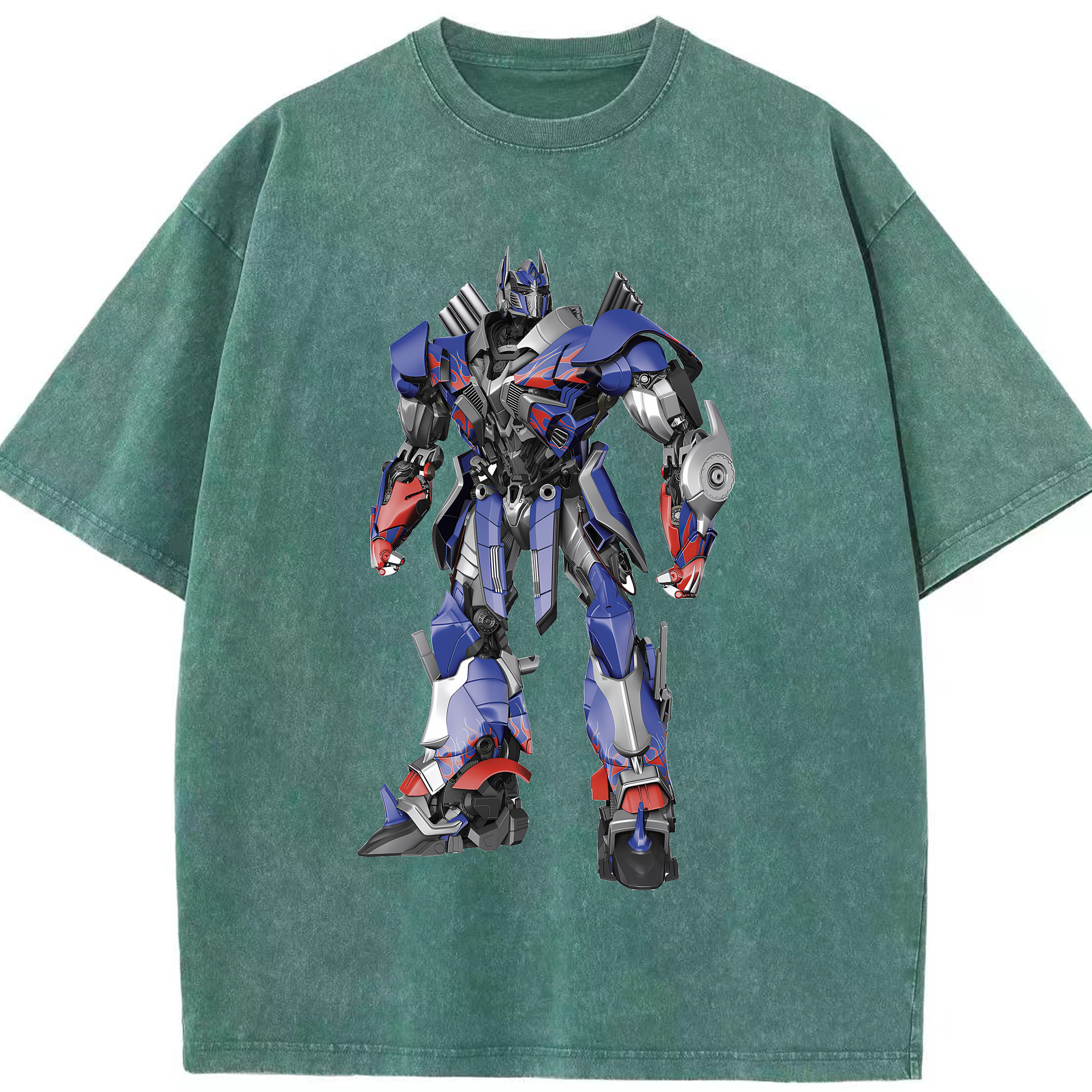 （画像用） Transformers トランスフォーマー 綿100% ヴィンテージ風 半袖Tシャツ（フロントプリント）